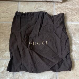 Gucci Brown Dust Bag